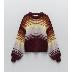 Zara Striped Knit Sweater